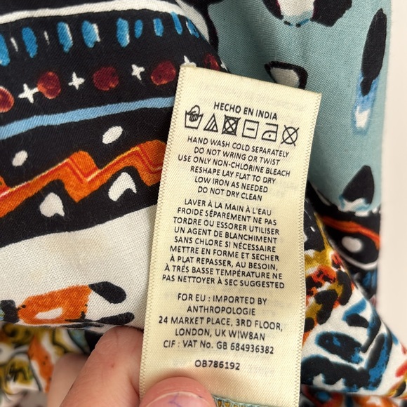 :Price Firm: Anthropologie Akemi + Kin Beaded Karina Dress in Blue - Picture 13 of 16